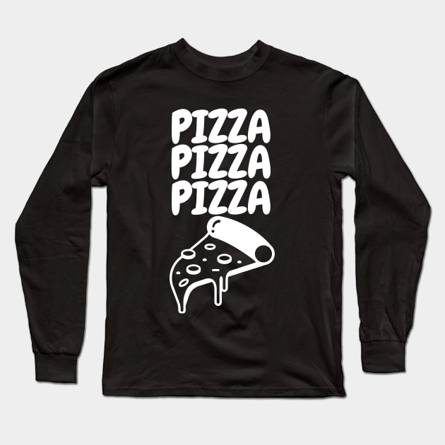 Pizza!!! Long Sleeve T-Shirt by mksjr